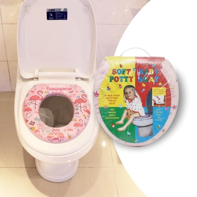 かわいい漫画の洗えるトイレトレーニングシート Platic Baby Potties