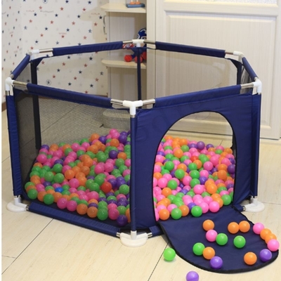 Prodigyの六角形の携帯用赤ん坊のPlayard多色刷りのオックスフォードの生地の携帯用赤ん坊Playard
