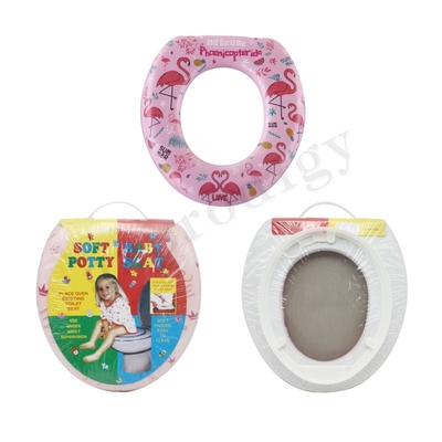 かわいい漫画の洗えるトイレトレーニングシート Platic Baby Potties