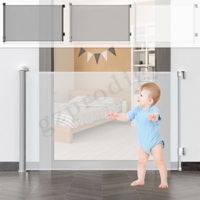 196&quot;は余分幅引き込み式の屋外ペット ゲートOurdoorのための赤ん坊の安全引き込み式のゲートをおよび屋内転がす